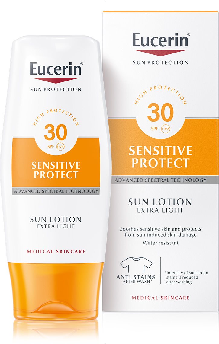 Sun Lotion Extra Light Sensitive Protect SPF 30 sunscreen for the